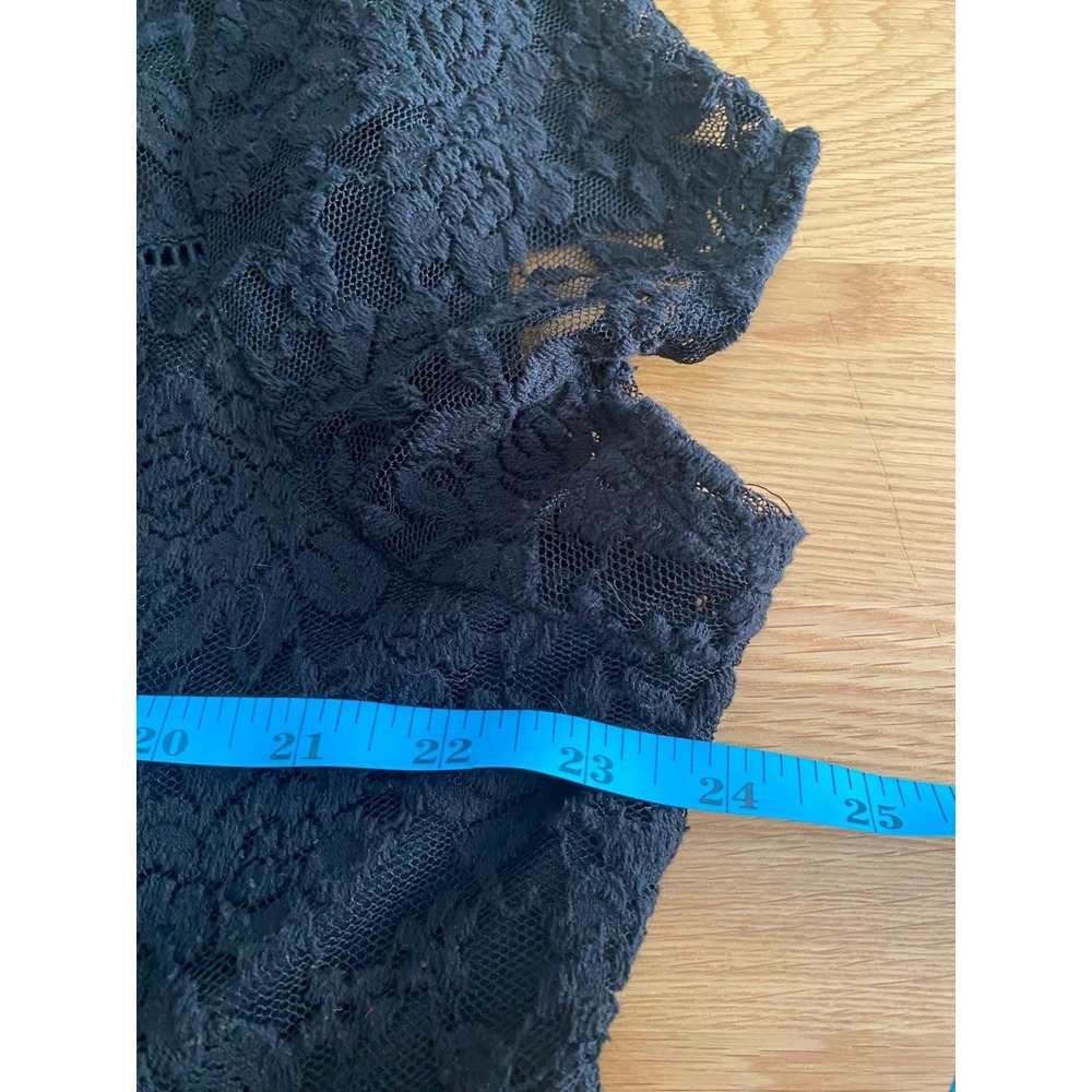 Torrid Women Black Lace Dress SZ 26 (4X) Fit & Flare A-Line Scoop Neck 10626321 - Picture 5 of 10